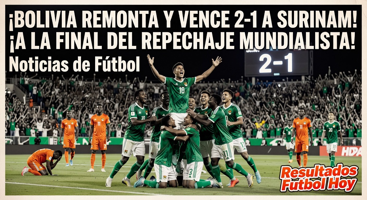Bolivia vs Suriname FIFA World Cup 2026 Play-offs Highlights